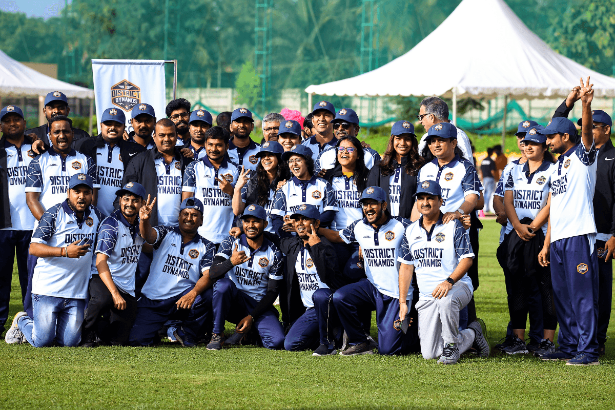 Corporate event delivery team